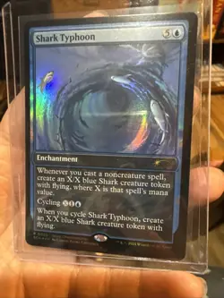 Magic the Gathering MTG Shark Typhoon Foil Promo Store Championship NM - Image 2