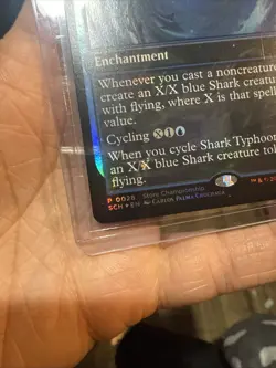 Magic the Gathering MTG Shark Typhoon Foil Promo Store Championship NM - Image 4