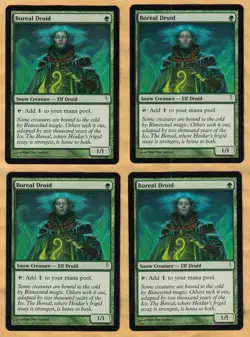 4x Boreal Druid (Coldsnap, Common, English, 2006) MTG 4 NM - Image 1