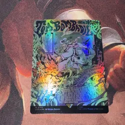Tom Bombadil X1 Mtg Lord Of The Rings Nm Foil Borderless Poster - Image 1
