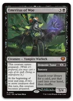 Emeritus of Woe #80 (NM) Secrets of Strixhaven SOS Magic MTG - Image 1