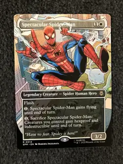 Magic MTG - Spectacular Spider-Man (Borderless) - Marvel's Spider-Man - Image 1