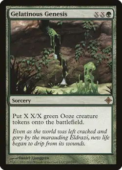 Gelatinous Genesis 1x MtG Rise of the Eldrazi SP/NM - Image 1