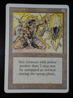 Meekstone Revised MP Moderately Played MTG Magic the Gathering - Image 1