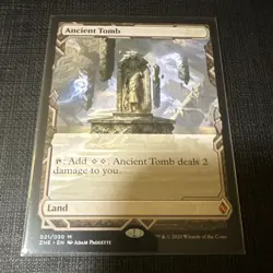 Wizards of the Coast Ancient Tomb Zendikar Rising Expeditions Mythic Land EN - Image 1