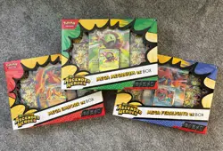 Pokemon TCG Ascended Heroes Mega Feraligatr, Meganium, Emboar Ex Box Full Set ✅ - Image 1