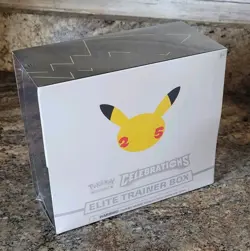 Pokemon 25th Anniversary Celebrations Elite Trainer Box ETB Factory Sealed QTY - Image 1