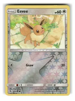 Eevee 155/214 Common Lost Thunder Pokemon Reverse Holo Lightly Played - Image 1