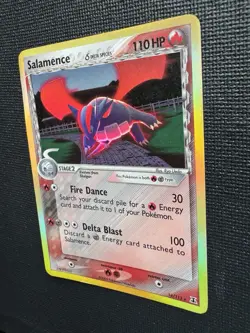 Delta Species Salamence 14/113 Holo Rare Pokemon Holo 2005 MP - Image 3