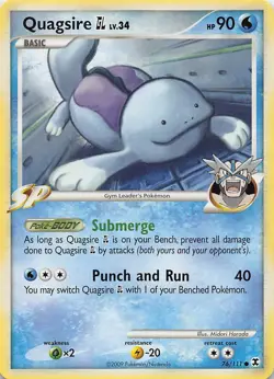 QUAGSIRE GL 76/111 C RISING RIVALS POKEMON HP - Image 1