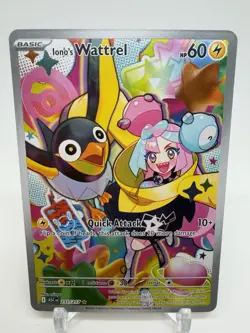 2026 Pokemon TCG Ascended Heroes Iono's Wattrel Illustration Rare #231/217 - Image 3