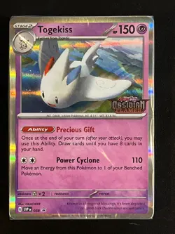 Togekiss SVP038 Holo Rare Prerelease Promo Obsidian Flames NM - Image 1