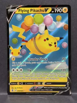 Flying Pikachu VMAX 007/025 Holo Ultra Rare Celebrations Pokemon TCG - Image 1
