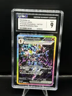 004 2025 Pokemon SV Prismatic Evolutions PRE EN #147/131 Ceruledge ex Rare CGC 9 - Image 1