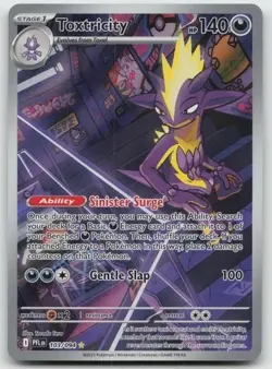 Toxtricity 103/094 Phantasmal Flames Illustration Rare Holo Pokemon NM - Image 1