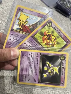 Pokemon TCG Team Rocket First Edition Bundle Dark Alakazam Dark Kadabra Abra - Image 1