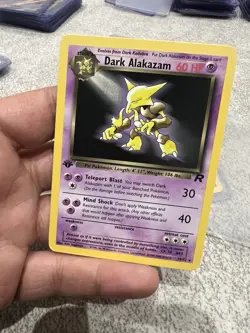Pokemon TCG Team Rocket First Edition Bundle Dark Alakazam Dark Kadabra Abra - Image 2