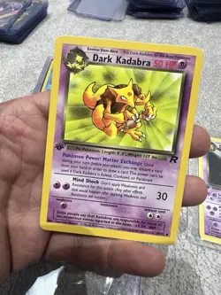 Pokemon TCG Team Rocket First Edition Bundle Dark Alakazam Dark Kadabra Abra - Image 4