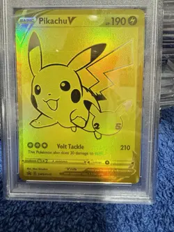 2021 POKEMON SWSH BLACK STAR PROMO #145 PIKACHU V PSA 9 - Image 3