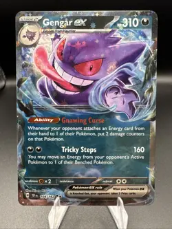 Gengar ex 104/162 - SV05: Temporal Forces Pokemon TCG NM - Image 1
