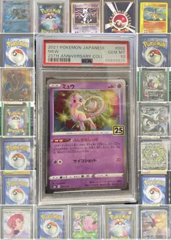 2021 POKEMON JAPANESE 25TH ANNIVERSARY COLLECTION #002 MEW PSA 10 - Image 1
