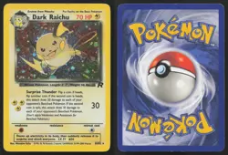 Dark Raichu 83/82 Unlimited Holo Secret Rare Team Rocket Pokemon English MP - Image 3