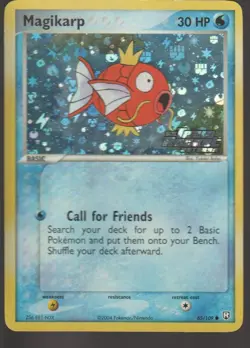 Magikarp 65/109 Stamped Pokemon EX Team Rocket Returns Reverse Holo LP/NM - Image 1