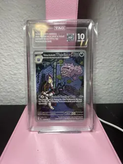 Pokemon Scarlet & Violet Team Rocket's Weezing TAG 10 #199/182 - Image 1