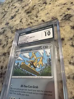Pokemon Mega Evolution - Gholdengo - 099/132 - Reverse Holo CGC Gem Mint 10 - Image 2