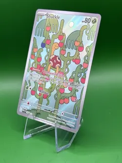 Pokemon TCG Shuckle 136/132 Me01: Mega Evolution Illustration Rare Alt Art Holo - Image 2