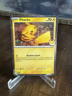 Pikachu - (Cosmo Holo) 051/162 Pokemon Day Promo - Image 1