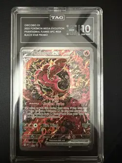 Pokemon TCG Oricorio EX 023 UPC Promo Phantasmal Flames TAG 10 Gem Mint - Image 1