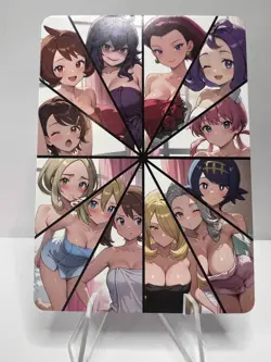 Carmine Full Art Pokemon Towel Anime Waifu ACG DIY Trainer Art card - Image 2