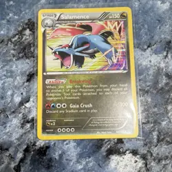 Salamence 64/101 Plasma Blast Stage 2 Holo Gaia Crush Pokemon - Image 1