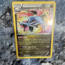 Salamence 64/101 Plasma Blast Stage 2 Holo Gaia Crush Pokemon - Image 3