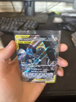 Lucario & Melmetal GX (Full Art) 203/214 SM Unbroken Bonds Pokemon TCG. NM! - Image 2