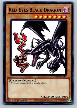 RED-EYES BLACK DRAGON RA05-EN086 ULTRA RARE RARITY COLLECTION 5 YU-GI-OH NM/M - Image 1