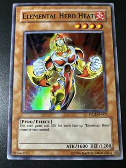 Elemental Hero Heat PP02-EN007 Super Rare FOIL LP - Image 1