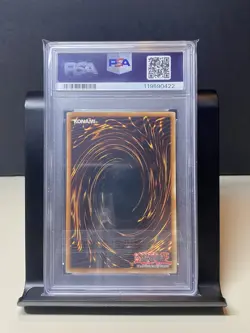 Yu-Gi-Oh! Sacred Phoenix Of Nephthys FET-EN005 1st Edition Ultimate Rare PSA 9 - Image 2