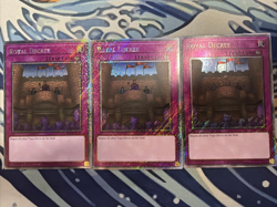 Yugioh Royal Decree Platinum Secret Rare RA04-EN113 x3 - Image 1