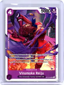 One Piece CCG Vinsmoke Reiju Vinsmoke Reiju Super Rare Foil op12-063 - Image 1