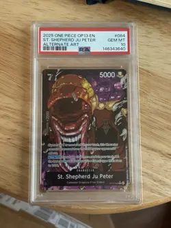 2025 ONE PIECE OP13-CARRYING ON HIS WILL ST. SHEPHERD JU PETER ALT ART PSA 10 - Image 1