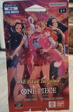 NEW/SEALED One Piece TCG Extra Booster Pack Heroines Edition EB-03 English - Image 1