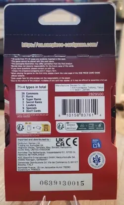 NEW/SEALED One Piece TCG Extra Booster Pack Heroines Edition EB-03 English - Image 2