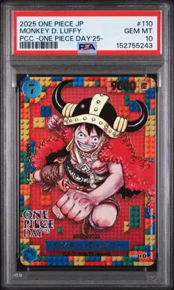 PSA 10 Monkey D. Luffy Promo P-110 One Piece Day 2025 Japanese US SELLER - Image 1