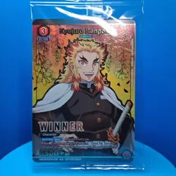Sealed Kyojuro Rengoku (Winner) - Union Arena Promotion Card Demon Slayer - Image 1