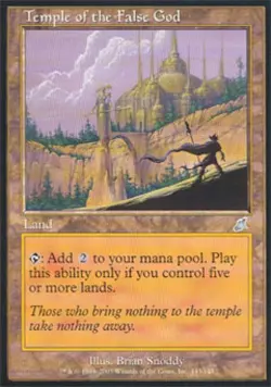 Temple of the False God - Medium Play MTG Scourge - Image 1