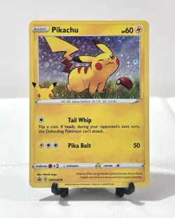 Pokemon Pikachu General Mills Promo Holo SWSH039 NEAR MINT ENG - Image 1