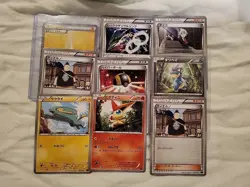 Lot Of 9 Japanese Pokemon Cards - Image 1