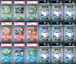 PSA 10 Pokemon Classic Starter Charizard Venusaur Blastoise Set Pokemon Card - Image 1